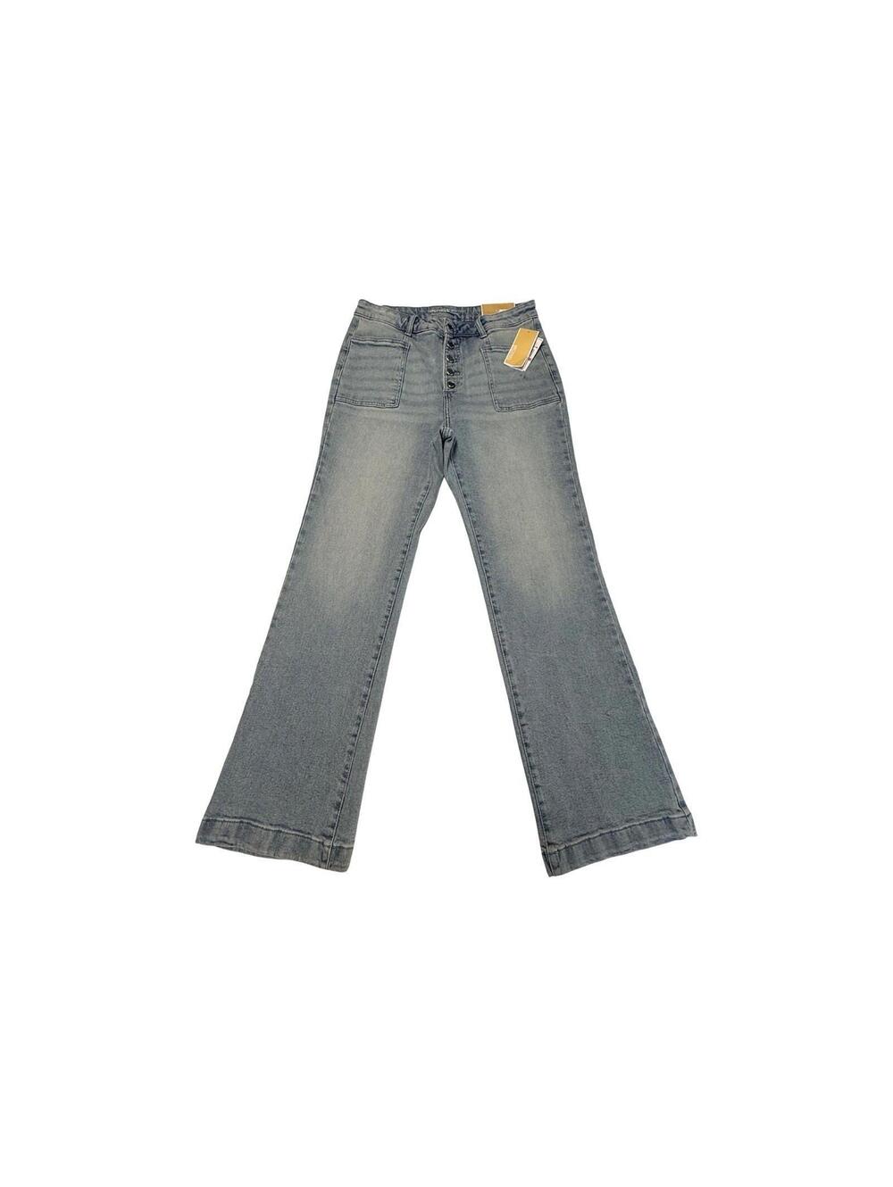 Michael Kors Women’s High Rise Button Fly Straight Leg Jeans Y2K Size 10 NWT